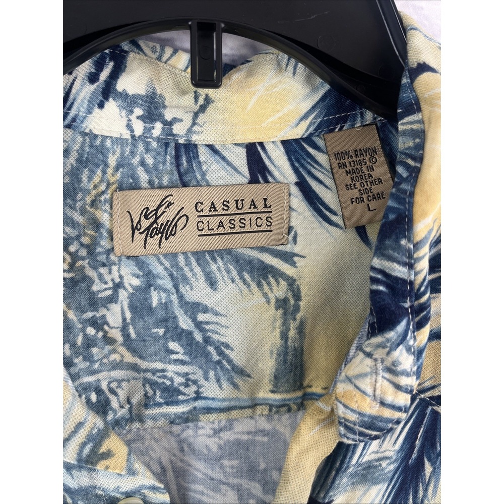 Lord & Taylor Men's Vintage Casual Hawaiian Kawaii Button Down Shirt Size Large - Picture 2 of 8